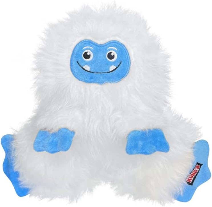 Kong Holiday Frizzles Yeti Dog Toy