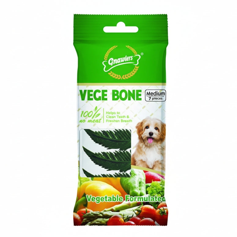 Gnawlers Vegetable Bone Dog Chew Treat