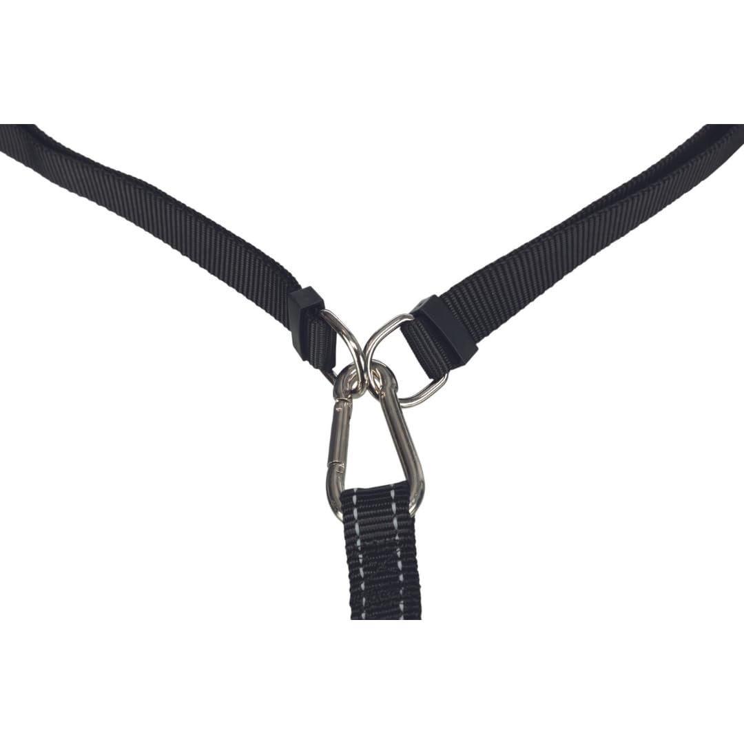 Trixie - Waist Belt with Leash, Wide, Neoprene Padded, Belt: 70–120 Cm, Leash: 1.10-1.50M