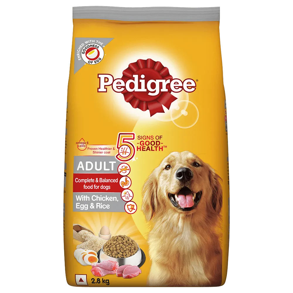 Pedigree- High Protein Variant Chicken Egg and Rice Flavour Dog Foods