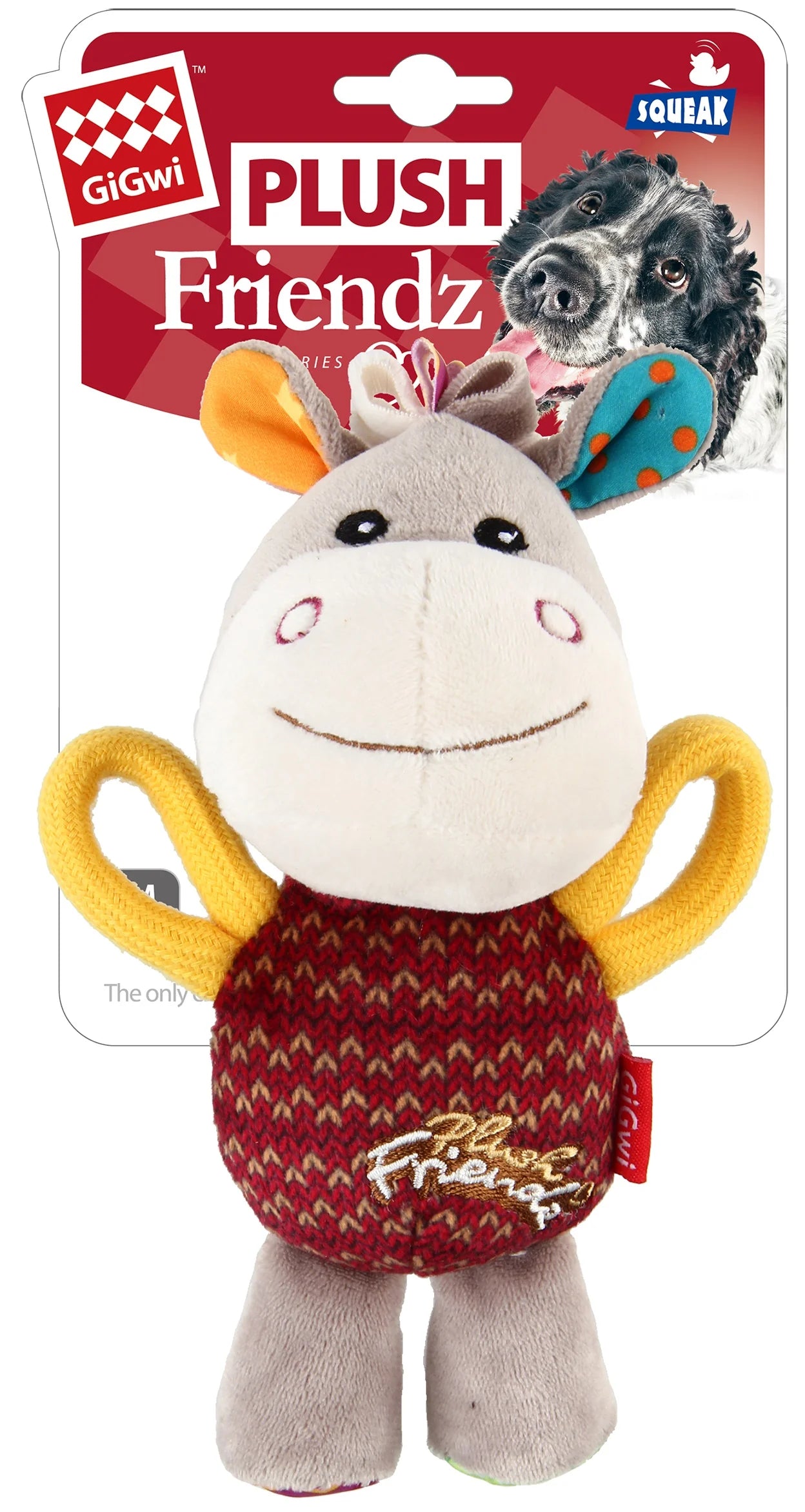 GiGwi Friendz with Squeaker Plush Toy for Dogs