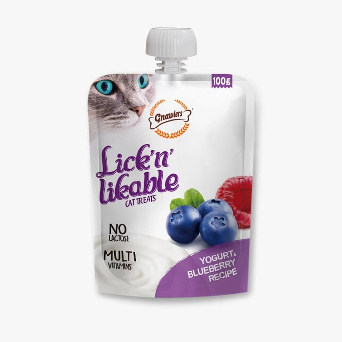 Gnawlers- Lick 'n' Likable Wet Creamy Cat Treats