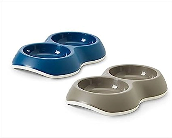 Savic -  Delice Double Assorted Colours Bowls