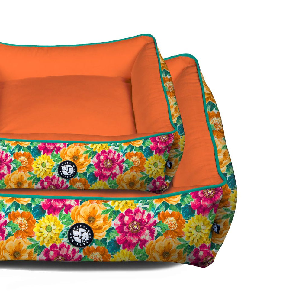 Pets Way Spring & Papaya Design Bed for Dogs
