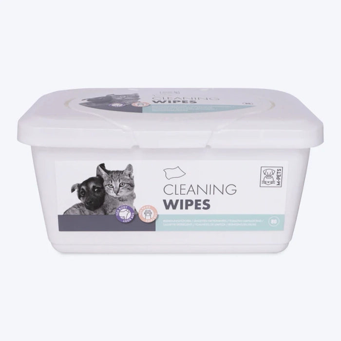 M-Pets Body & Paws Cleaning Wipes for Dogs & Cats