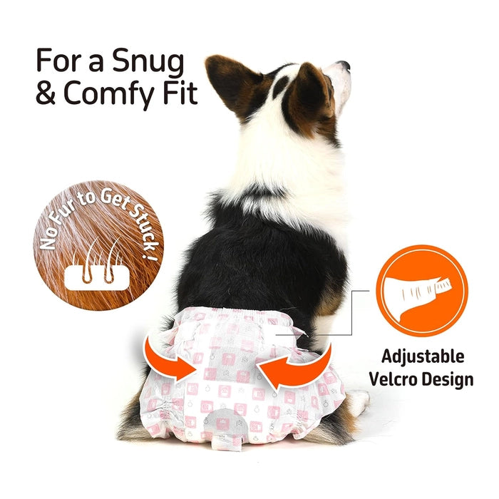 Fofos-Barkbutler Disposable Diaper for Male Dogs