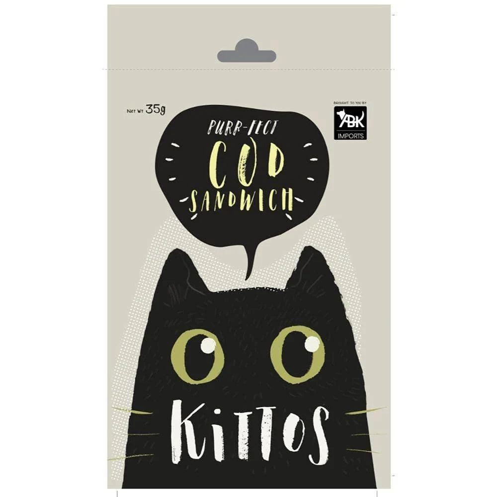 Kittos- Cod Sandwich Cat Treat