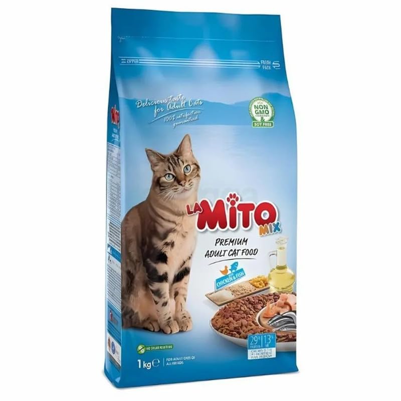 La Mito Mix - Chicken & Fish Mix Dry Food for Adult Cats