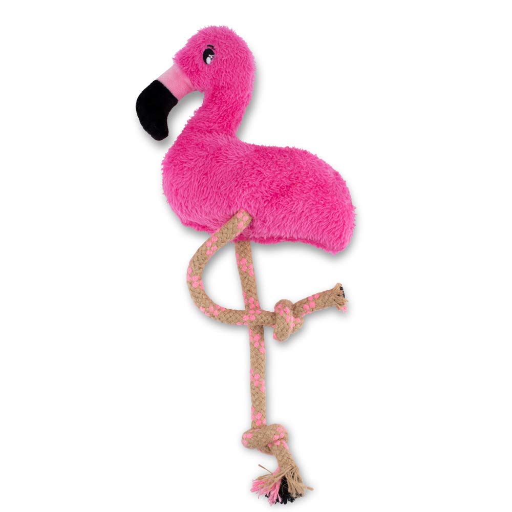 Beco- Dual Material Soft Toy Flamingo