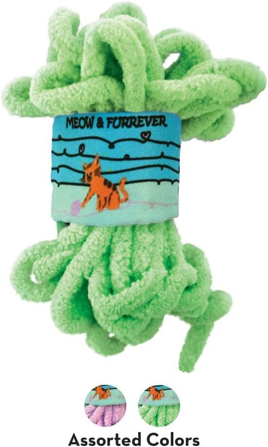 KONG Pull A Partz Yarnz Assorted Cat Rope Toy