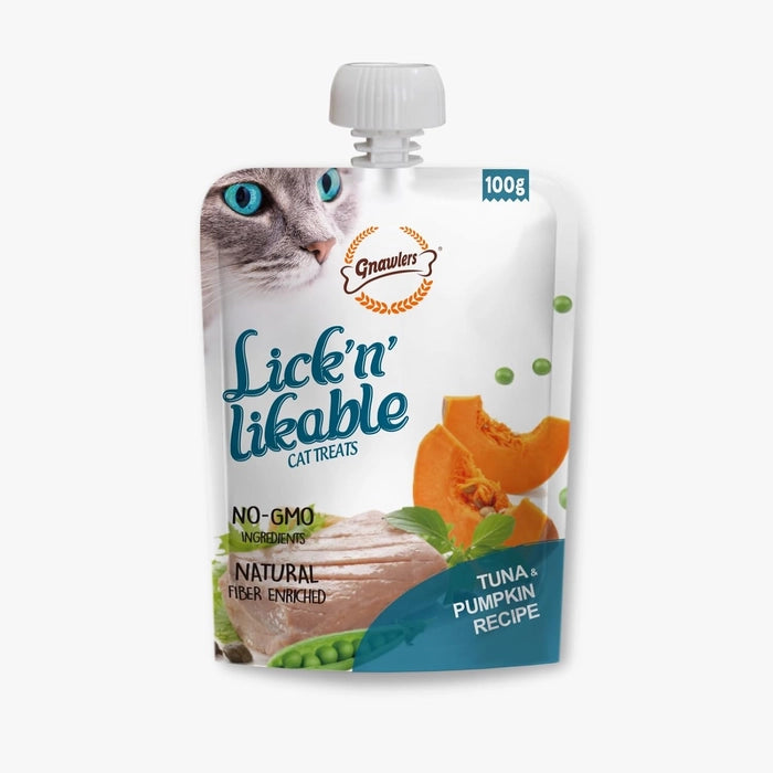 Gnawlers- Lick 'n' Likable Wet Creamy Cat Treats