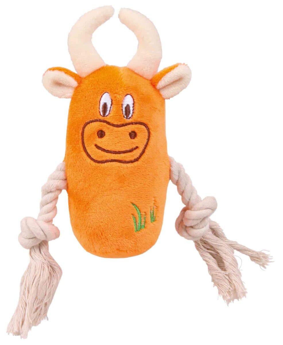 Trixie- Animal with Rope Plush Sorted Dog Toy