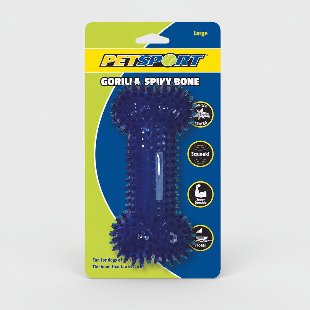 Petsport Gorilla Spiky Bone Dog Toy