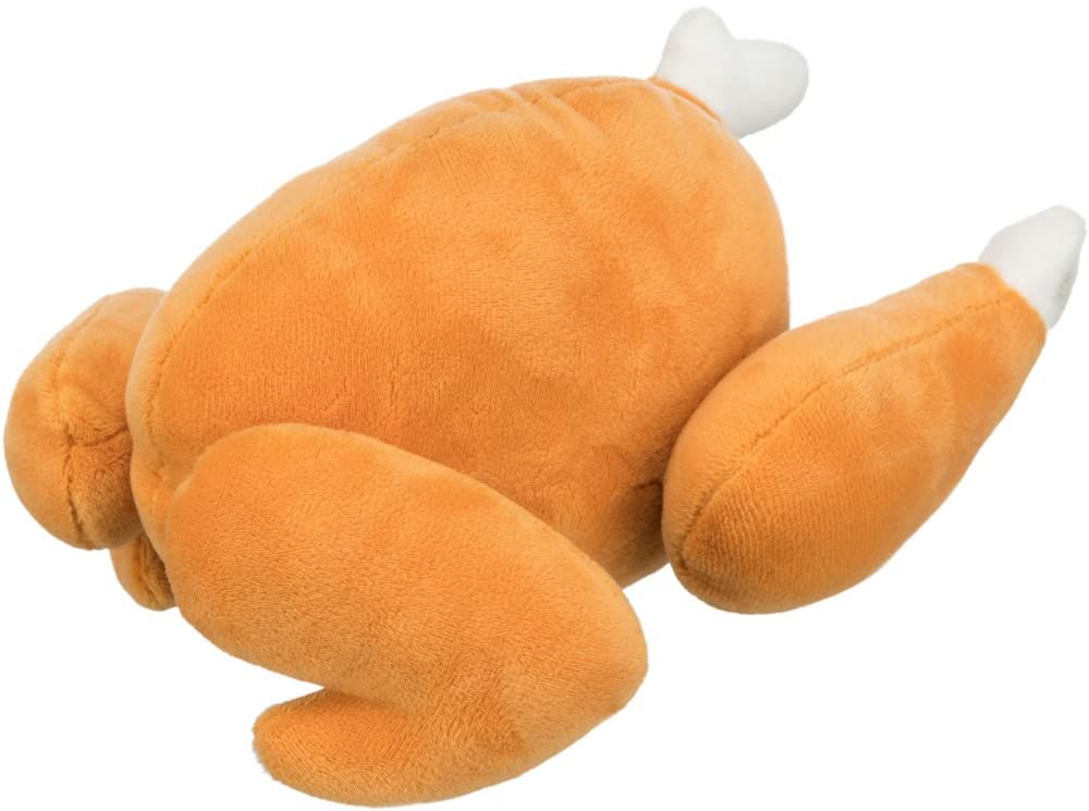 Trixie- Roasted Chicken Squeaky Plush Toy for Dogs