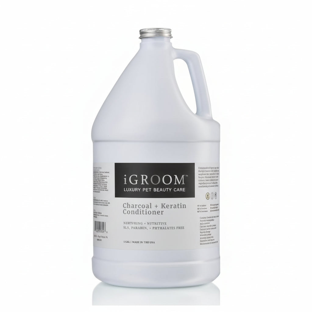 iGroom Charcoal Keratin Dog Conditioner