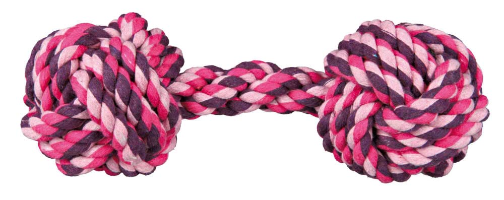 Trixie-Rope Dumbell Various Colours 20Cm