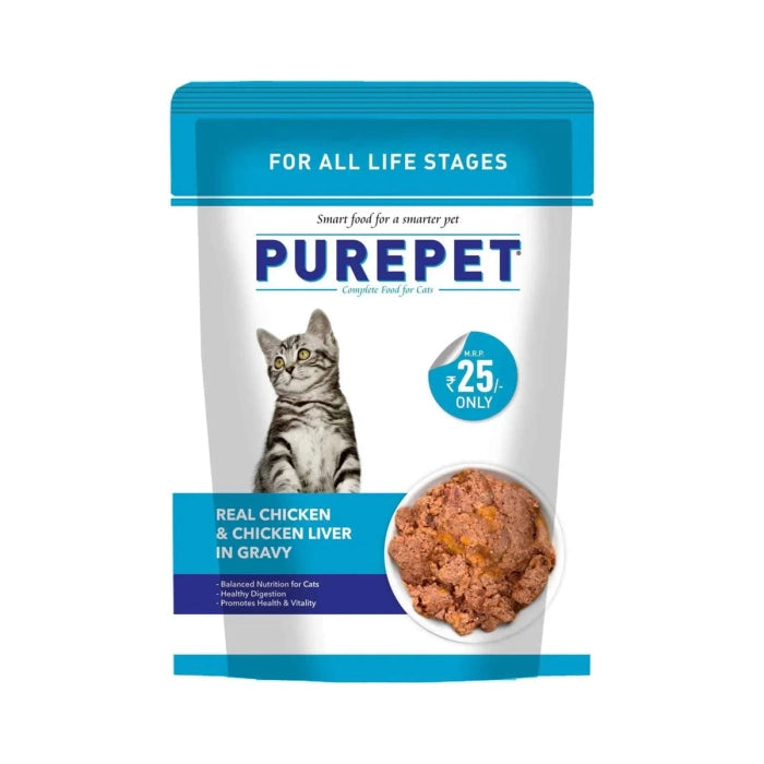 Purepet - Kitten Dry Food 80Gm