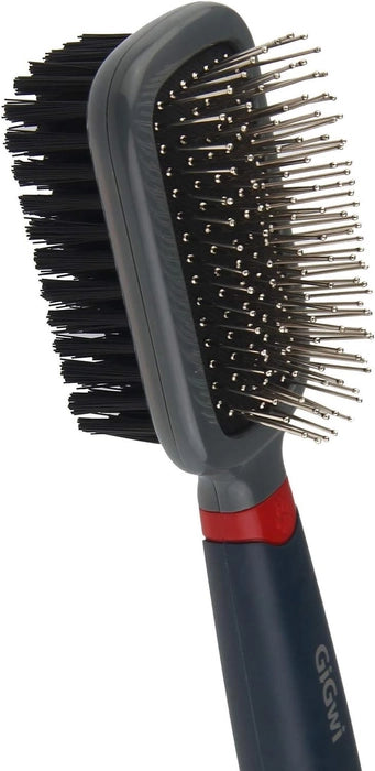 Gigwi- Double Sided Brush Nylon Bristles & Pins for Dogs and Cats