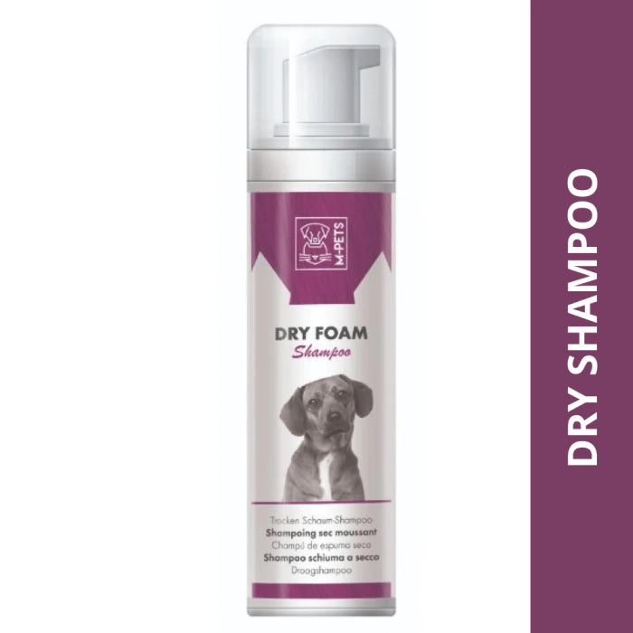 M-Pets Dry Foam Shampoo for Dogs