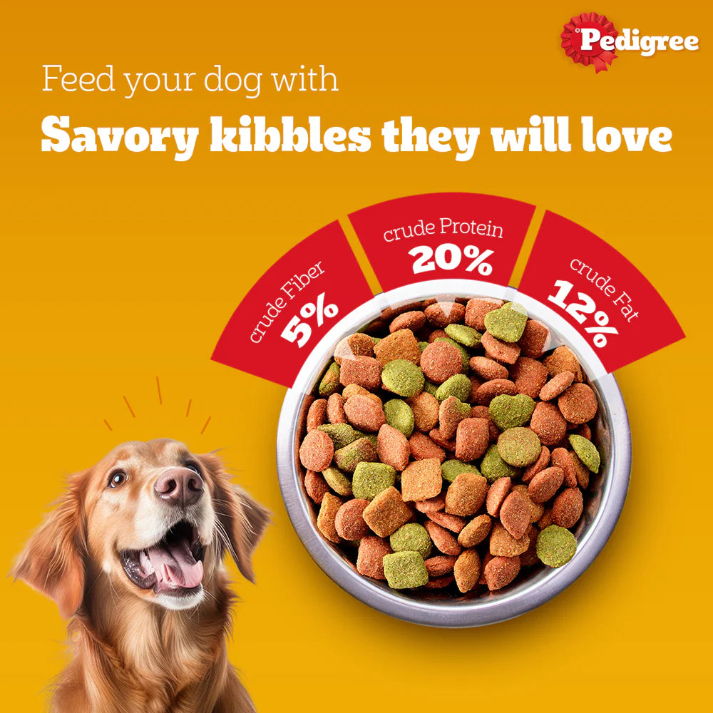 Pedigree- Lamb & Veg Flavour Adult Small Dog Dry Food