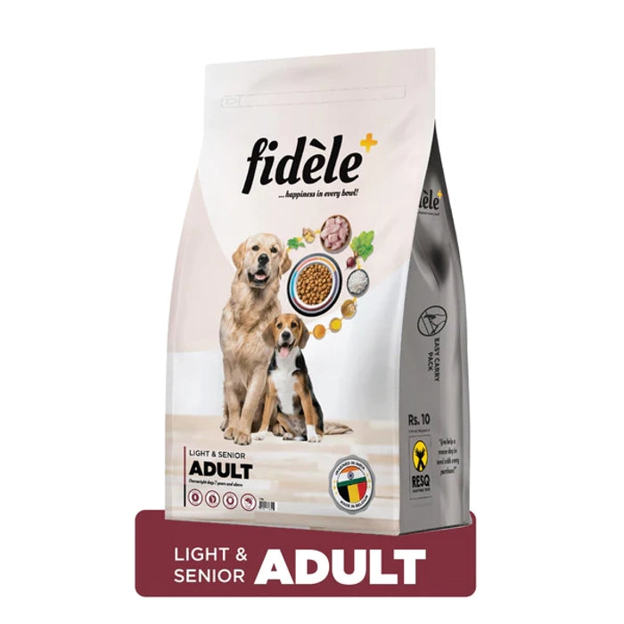 Fidele-Lite & Senior Adult Light & Senior Dry Dog Food