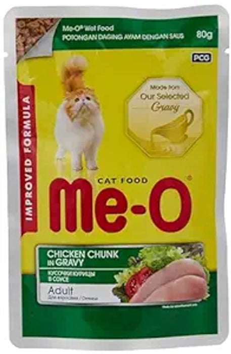 Me-O -  Chicken Chunk in Gravy for Adult Cats