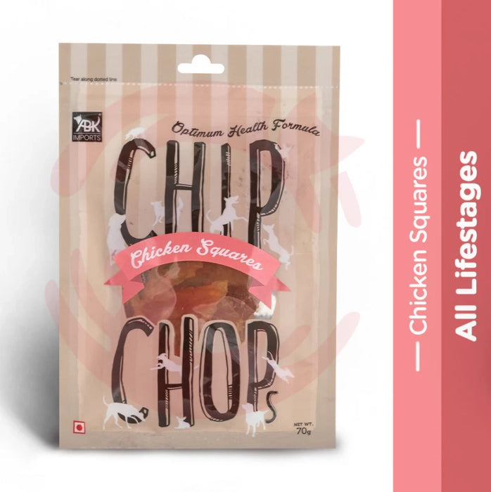 Chip Chops- Chicken Squares Dog Treats