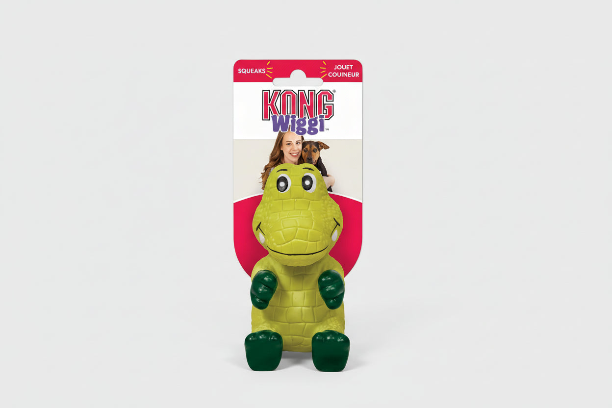 Kong Wigg Alligator Dog Toy