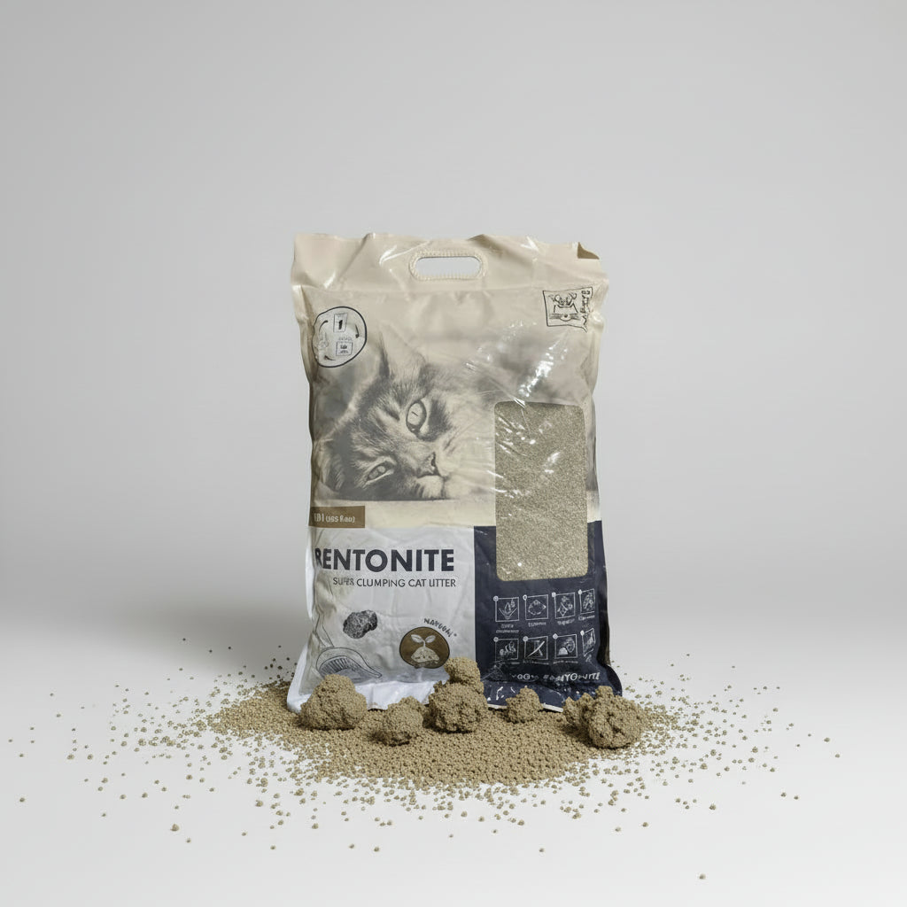 M-Pets Super Clumping Bentonite Unscented Cat Litter