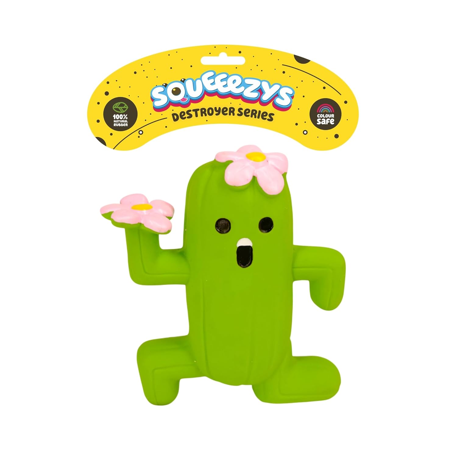 Squeeezys Latex Cactus Man  Green