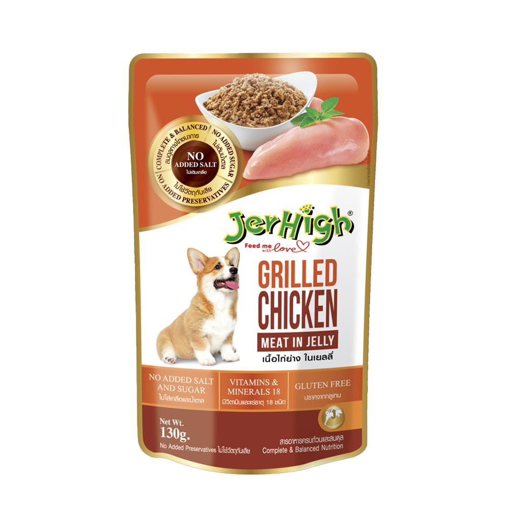 Jerhigh Grilled Chicken in Jelly Wet Dog Food