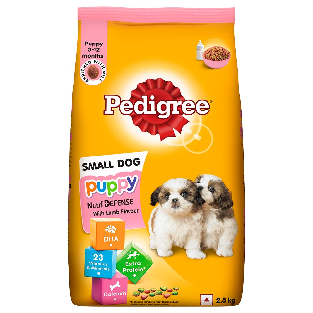 Pedigree Lamb & Milk Small Puppy Dog Dry Food