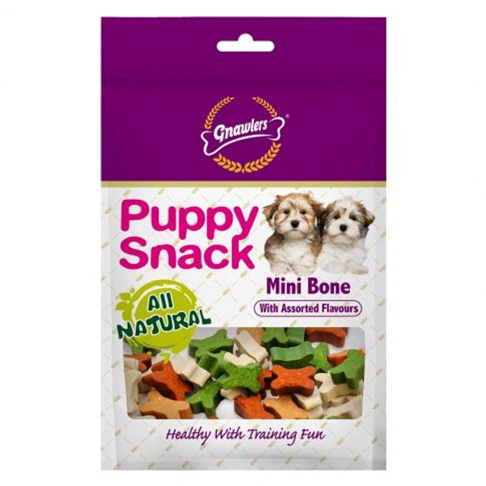 Gnawlers- Puppy Mini Bone Treat 250Gm