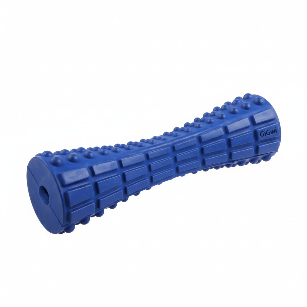 GiGwi Johnny Stick Solid Blue Rubber Dog Toy