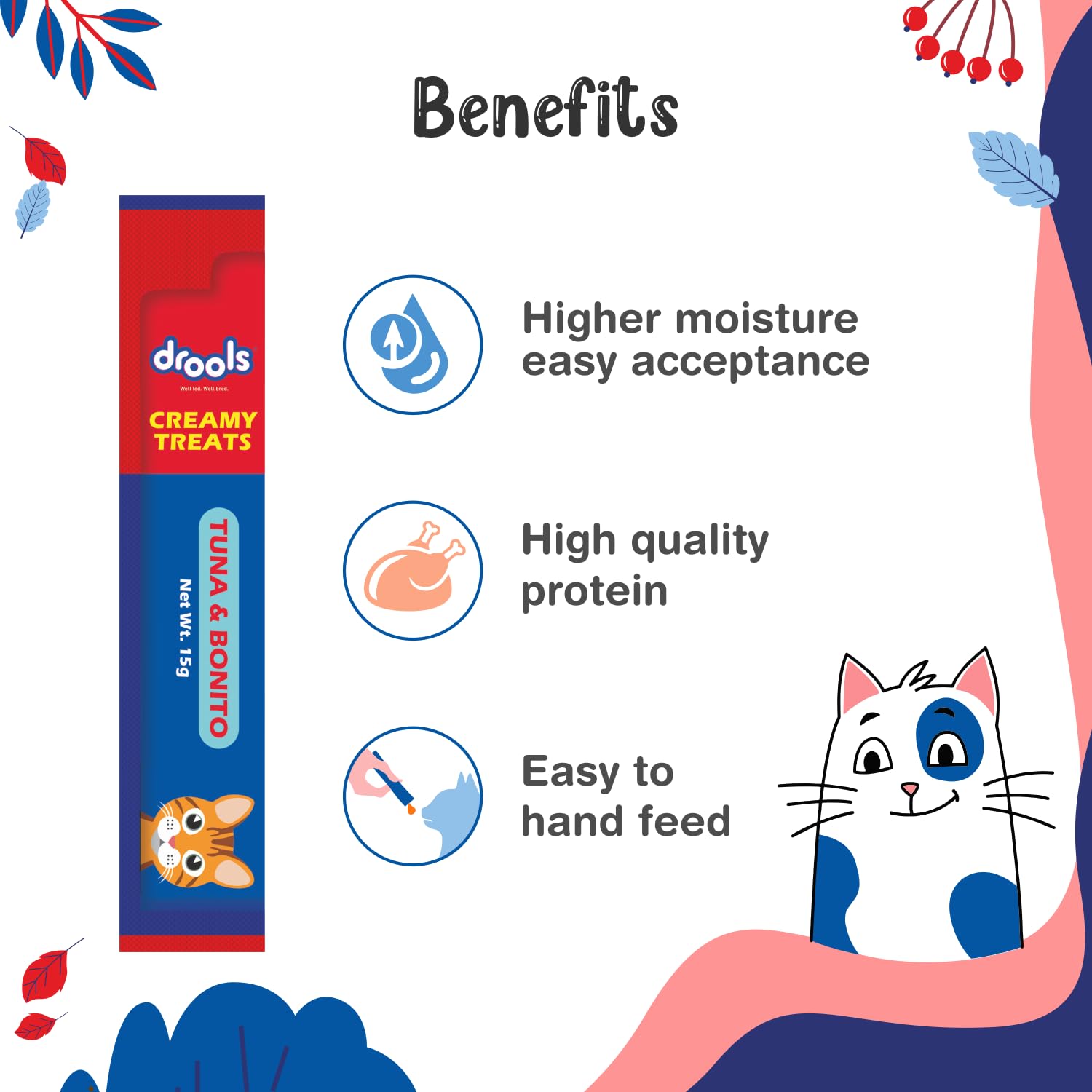 Drools - Creamy 5 Sticks Treats for Cats