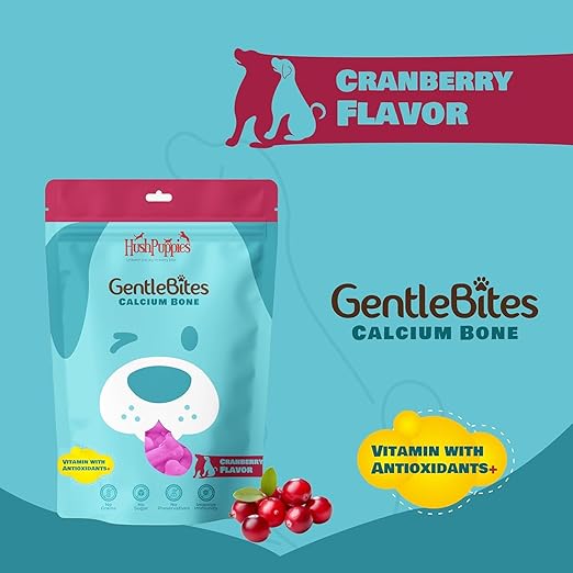 Hushpuppies - Gentle Bites Soft Treat Cranberry