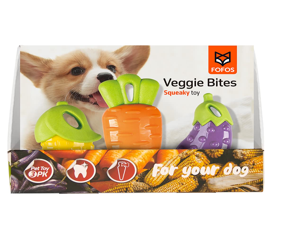 Fofos Veggi Chew Toy Set for Dogs