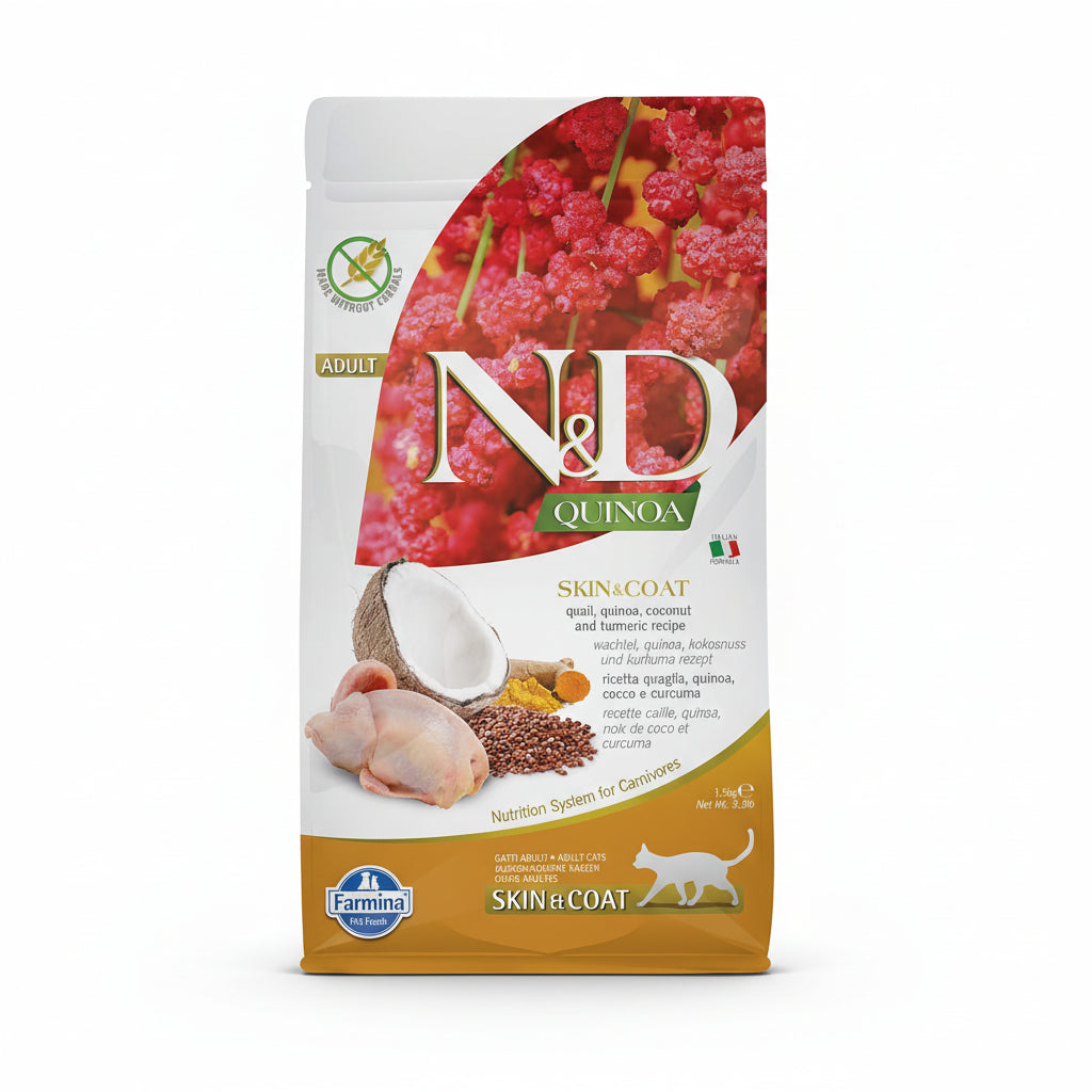 N&D Quinoa Skin & Coat Quinoa Adult Cat Dry Food