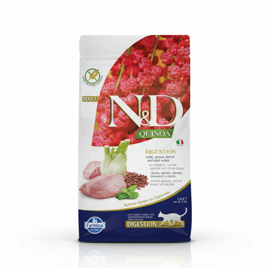 N&D Quinoa Digestion Lamb Adult Cat Dry Food