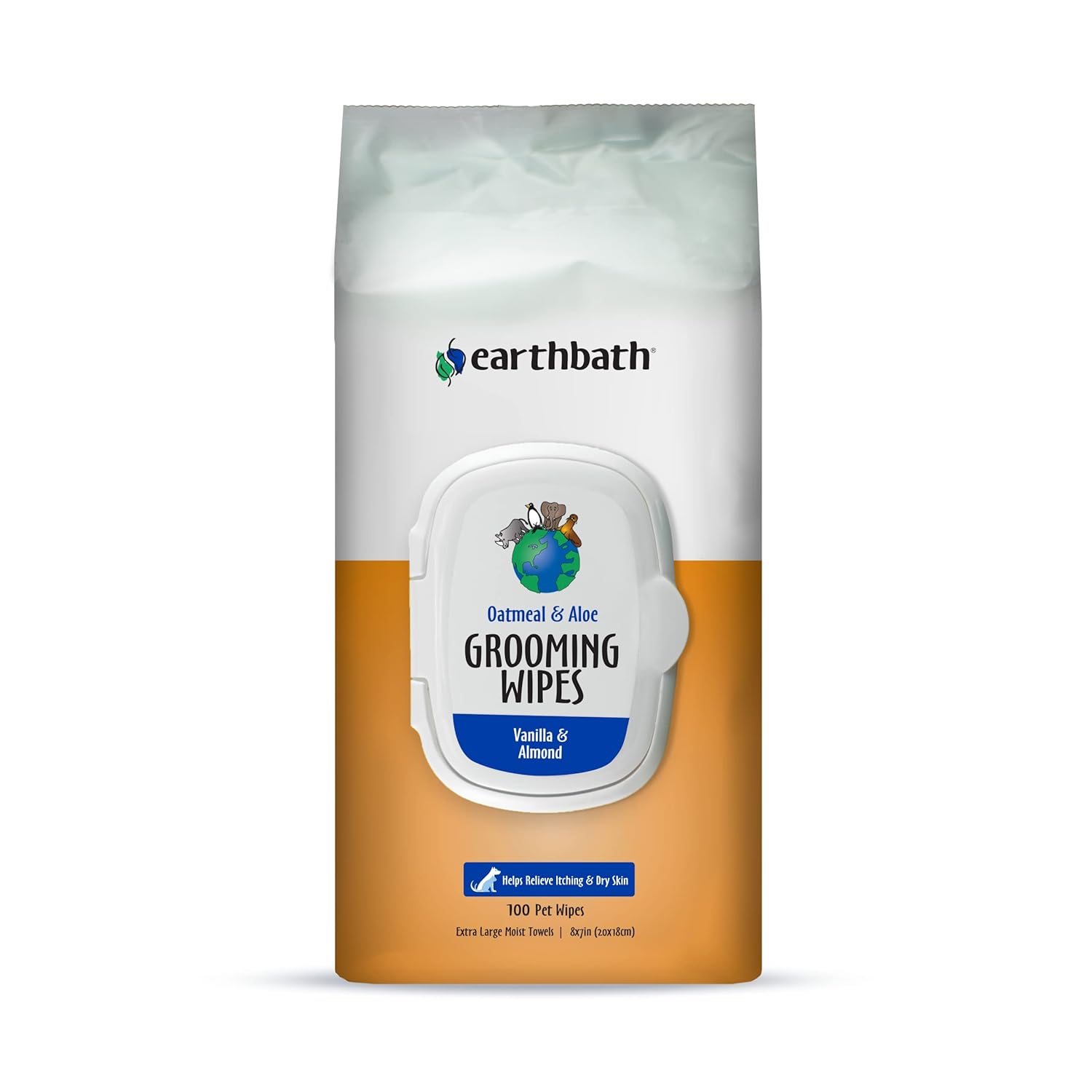 Earthbath- Oatmeal & Aloe Grooming Wipes