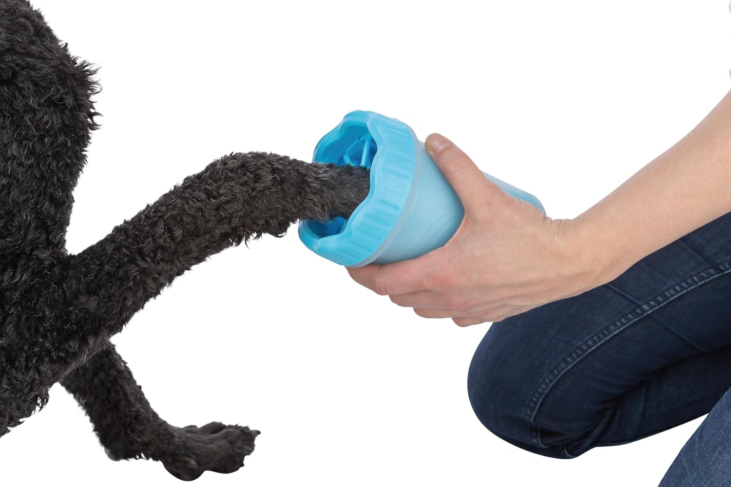 Trixie- Paw Cleaner for Dogs Blue