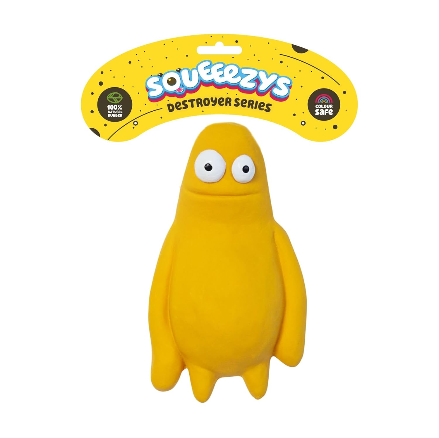 Squeeezys Latex Monster  Brother Yellow dog toys