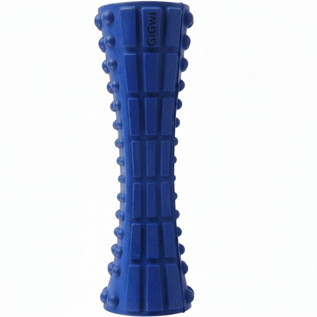 GiGwi Johnny Stick Solid Blue Rubber Dog Toy