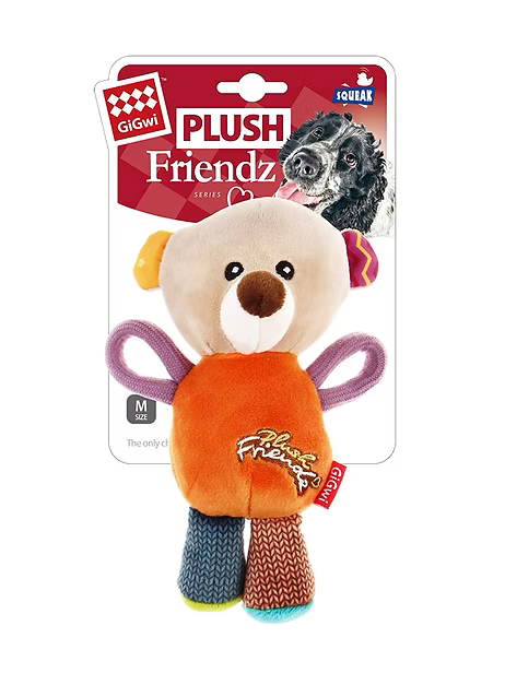 GiGwi Friendz with Squeaker Plush Toy for Dogs