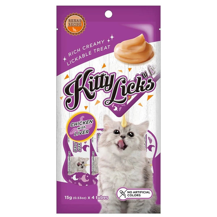 Rena - Kitty Licks Cat Creamy Treat With Tubes