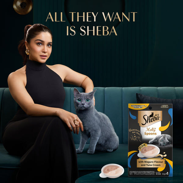 Sheba Maguro Flavour and Tuna Cream Lickable Creamy Cat Treats