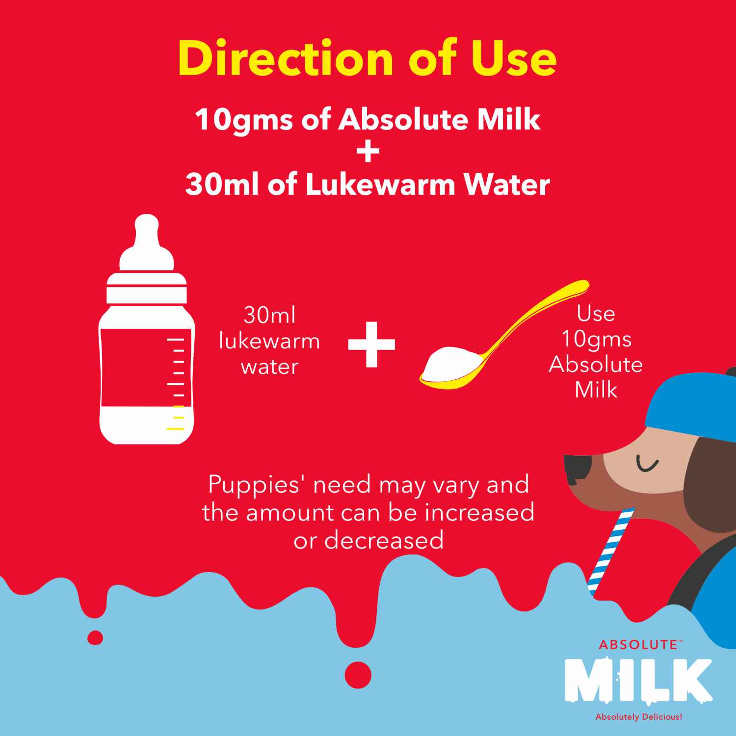 Drools- Absolute Milk for Newborn Puppies