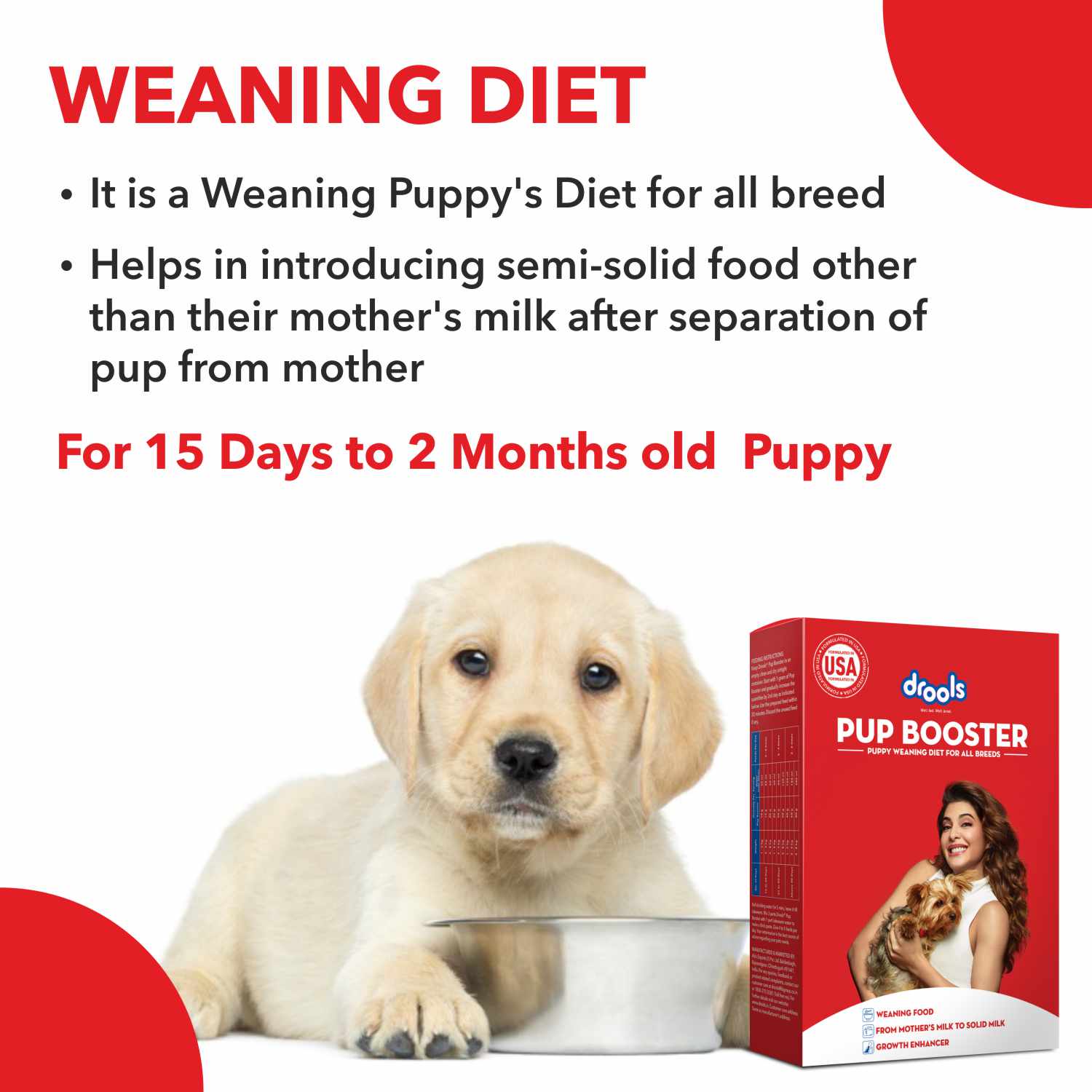 Drools- Pup Booster Puppy Weaning Diet for All Breeds