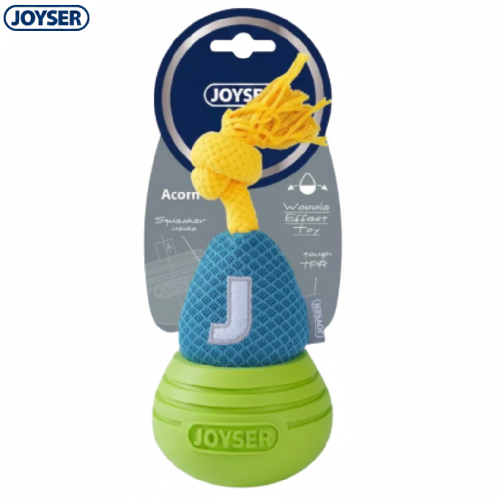 Joyser Woball Jack Plush Squeaker Dog Toy