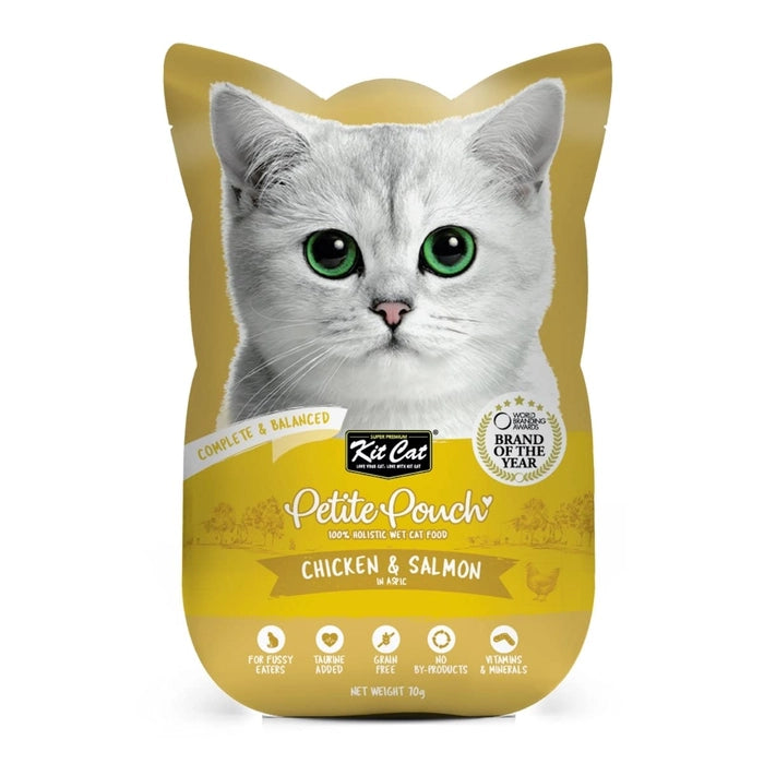 Kit Cat- Petite Pouch Complete & Balanced Wet Cat Food 70Gm